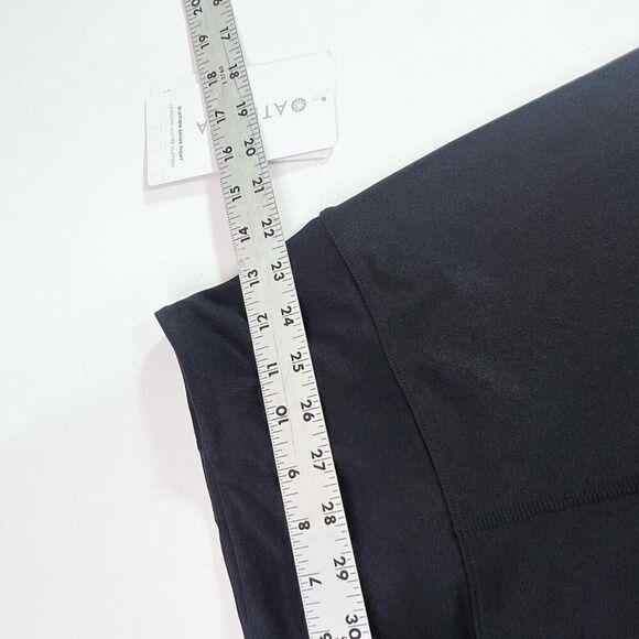 Athleta Legging Womens Medium Black Lustre Elation Shine Tight High Rise New - Picture 2 of 11